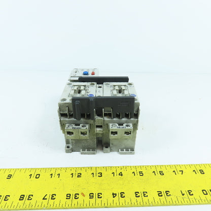 Allen Bradley 104-C16D22 Reversing Contactor 100-C16*10 W/ 193-EECB 1.0-5.0A