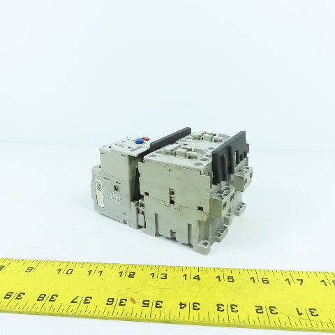 Allen Bradley 104-C16D22 Reversing Contactor 100-C16*10 W/ 193-EECB 1.0-5.0A