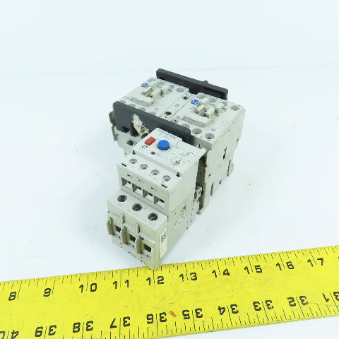 Allen Bradley 104-C16D22 Reversing Contactor 100-C16*10 W/ 193-EECB 1.0-5.0A