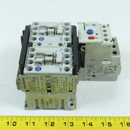 Allen Bradley 104-C09D22 Reversing Contactor 100-C09*10 W/ 193-EECB 1.0-5.0A