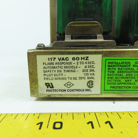 Protection Controls 7256-BNRH Protectofier Combustion Safeguard Control 117VAC