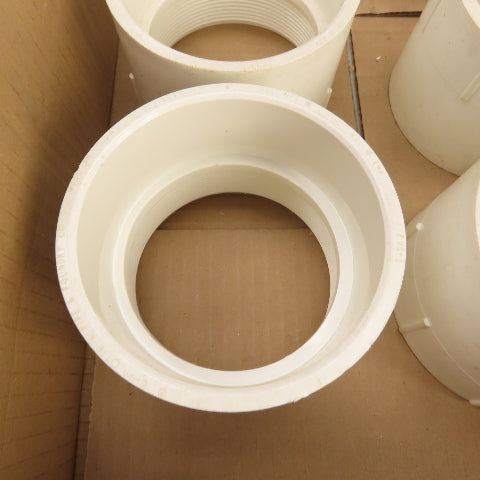 Charlotte 101 PVC 4" FPT x 4" Hub Female Adapter PVC-dwv/NSF-dwv Lot Of 7