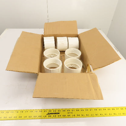 Charlotte 101 PVC 4" FPT x 4" Hub Female Adapter PVC-dwv/NSF-dwv Lot Of 7