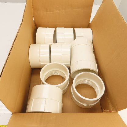 Charlotte 101 PVC 4" FPT x 4" Hub Female Adapter PVC-dwv/NSF-dwv Lot Of 10