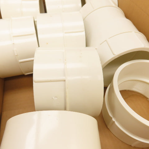 Charlotte 101 PVC 4" FPT x 4" Hub Female Adapter PVC-dwv/NSF-dwv Lot Of 10