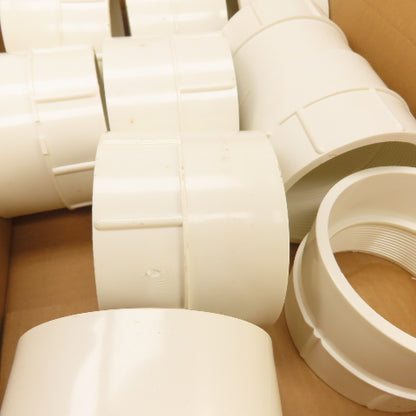 Charlotte 101 PVC 4" FPT x 4" Hub Female Adapter PVC-dwv/NSF-dwv Lot Of 10