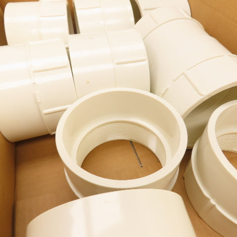 Charlotte 101 PVC 4" FPT x 4" Hub Female Adapter PVC-dwv/NSF-dwv Lot Of 10