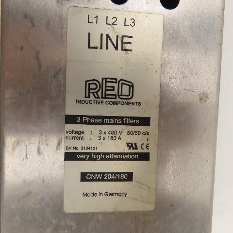 Red Inductive Components CNW 204/180 3-Phase Mains Filters 480V 180A 50/60HZ