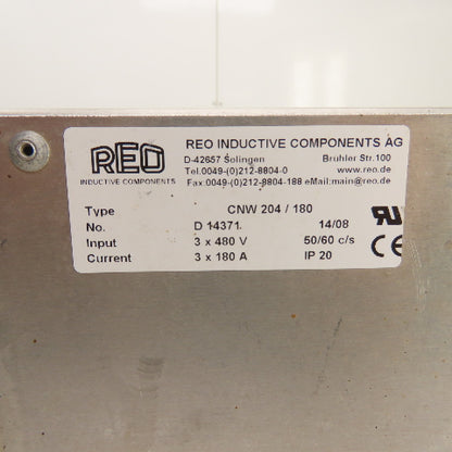 Red Inductive Components CNW 204/180 3-Phase Mains Filters 480V 180A 50/60HZ