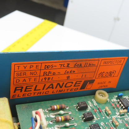 Reliance Electric DDS-TLII AC Servo Drive 60A 11KW CNV-TDR