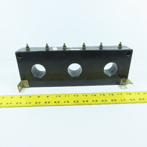 Cutler Hammer 9917D43H03 200:5A Current Transformer 50-400HZ 600V INS.