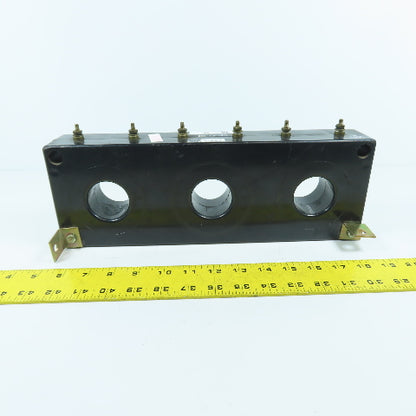 Cutler Hammer 9917D43H03 200:5A Current Transformer 50-400HZ 600V INS.