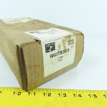 Ross W6077B3431 120V Pneumatic Solenoid Control Valve NEW Sealed