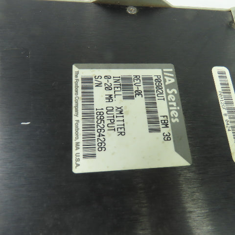 Foxboro P0902UT I/A Series Intelligent Transmitter Module 0-20 MA Output