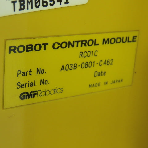 Fanuc GMF Robotics A03B-0801-C462 Robot Control Module RC01C Lot Of 2