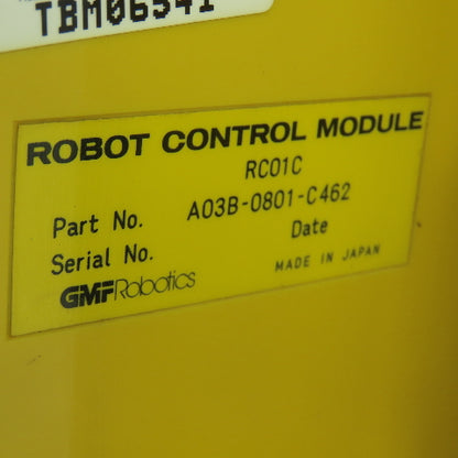 Fanuc GMF Robotics A03B-0801-C462 Robot Control Module RC01C Lot Of 2