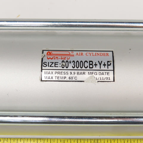 Win-Key 80*300CB+Y+P 80mm Bore 300mm Stroke Double Acting Air Cylinder