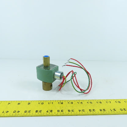 Asco 8314G8 Red Hat II Air Gas Water Oil Solenoid Valve 1/4" NPY 45 PSI 120V