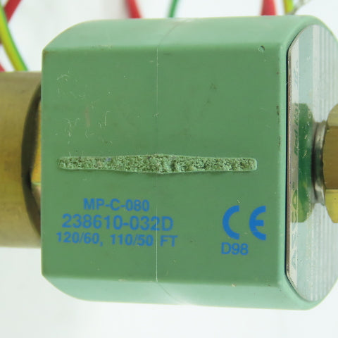 Asco 8314G8 Red Hat II Air Gas Water Oil Solenoid Valve 1/4" NPY 45 PSI 120V