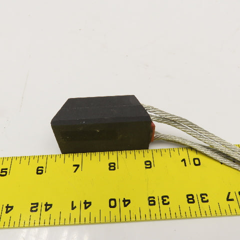 Helwig 13-871691 2-1/2" x 1-5/8" x 7/8" Thick Carbon Motor Brush