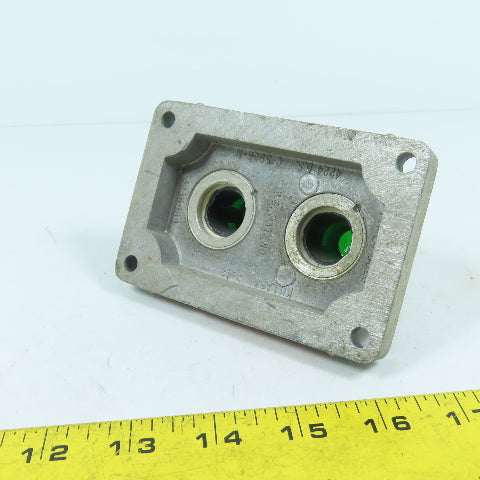 Killark XCS-0B30-GL Hazardous Locations Dual Green Light Indicators Cover