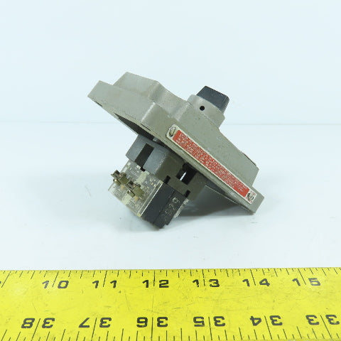 Killark XCS-0S2A1 Hazardous Locations 2-Position Selector Switch & Cover