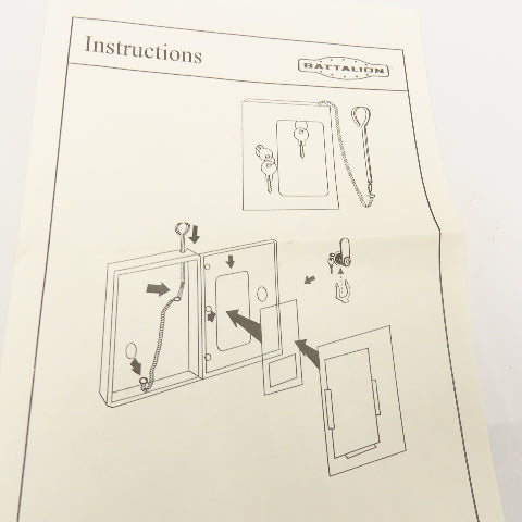 2NEU2 Emergency Lock Box Key Access Control Wall Mount Red