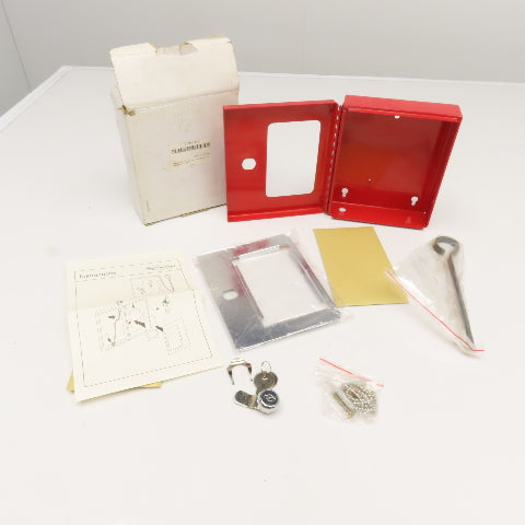 2NEU2 Emergency Lock Box Key Access Control Wall Mount Red