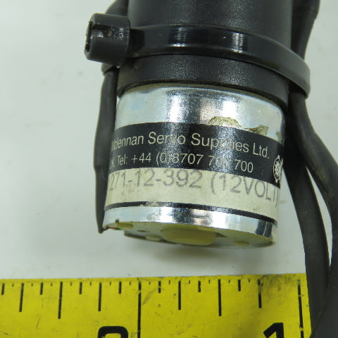 Mclennan Servo 1271-12-392 Geared DC Motor 7RPM 12V