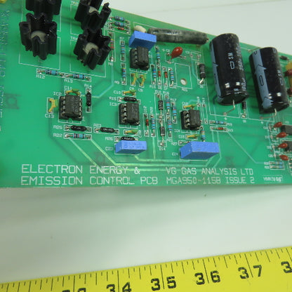 VG Gas Analysis LTD MGA950-115B Electron & Emission Coltrol PCB Issue 2