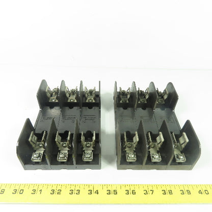 Gould Shawmut 60328 Fuse Holder Block 600V 30A 3-Pole Lot Of 2