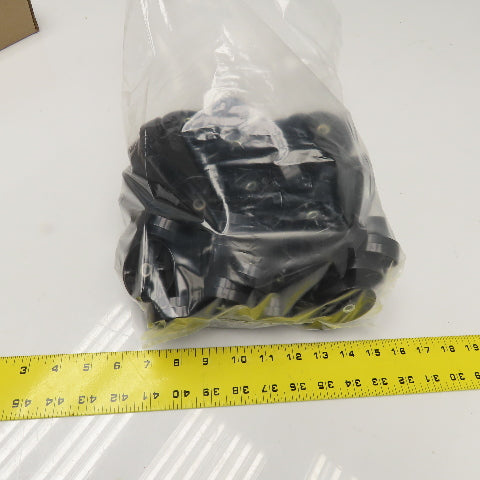 1.960 OD .250" Bearing Bore ABS Black Conveyor Skate Wheel Lot Of 90