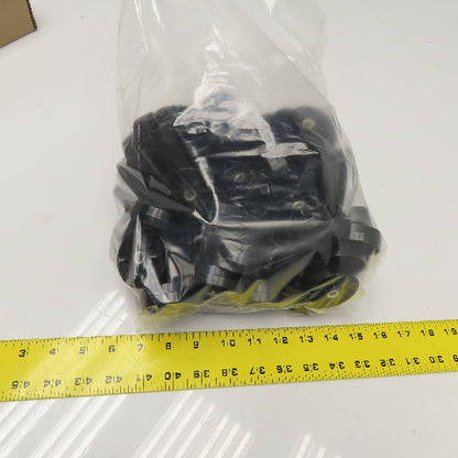 1.960 OD .250" Bearing Bore ABS Black Conveyor Skate Wheel Lot Of 90