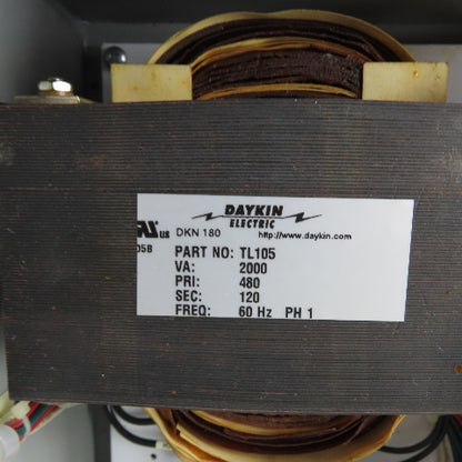 Daykin GPFS-01 2000VA Transformer Disconnect Combo Pri 480 Sec 120V 1PH