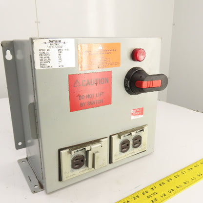 Daykin GPFS-01 2000VA Transformer Disconnect Combo Pri 480 Sec 120V 1PH