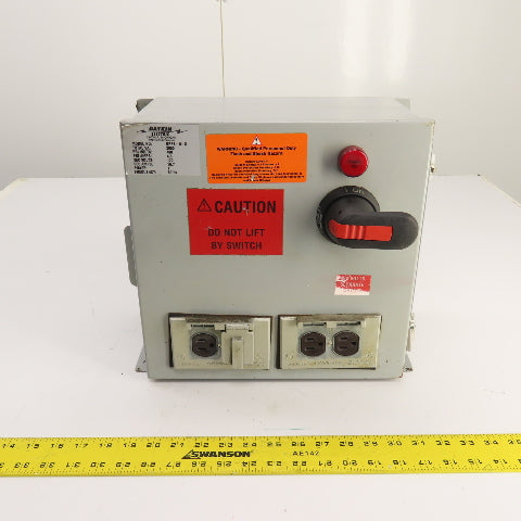 Daykin GPFS-01 2000VA Transformer Disconnect Combo Pri 480 Sec 120V 1PH