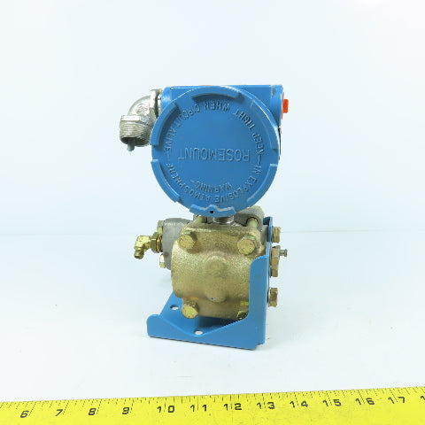 Rosemount 1151GP6E22B2 Alphaline Pressure Transmitter 0-100PSIG 45VDC Max