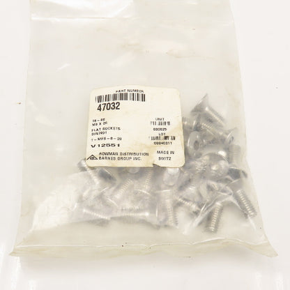 M8x20 Metric Stainless Steel Flat Head Socket Cap Screw Lot Of 25