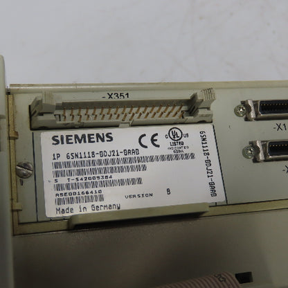 Siemens 6SN1118-0DJ21-0AA0 Simodrive Digital Control W/ 1P 6SN1123-1AA-0DA2