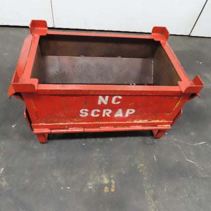 36" x 20" x 14" Deep Steel Stackable Storage Tote Slug Scrap Box