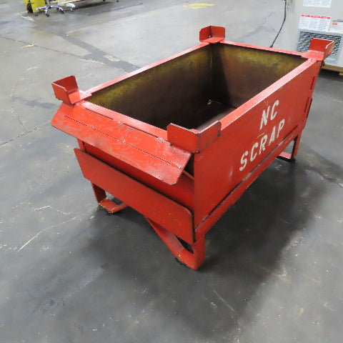 36" x 20" x 14" Deep Steel Stackable Storage Tote Slug Scrap Box