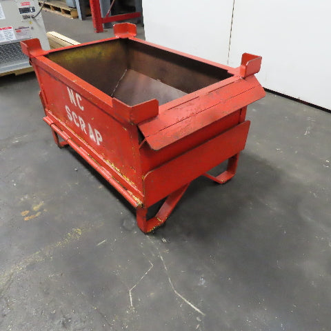 36" x 20" x 14" Deep Steel Stackable Storage Tote Slug Scrap Box