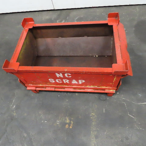 36" x 20" x 14" Deep Steel Stackable Storage Tote Slug Scrap Box