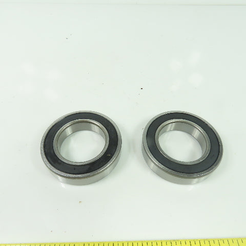 6008RS Rubber Seal Ball Bearing 68mm OD x 40mm Bore Lot of 2