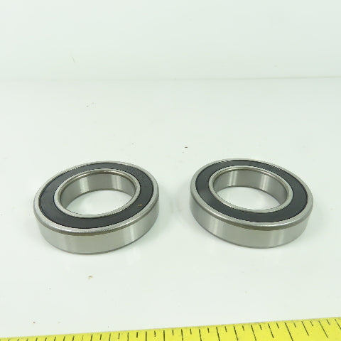 6008RS Rubber Seal Ball Bearing 68mm OD x 40mm Bore Lot of 2