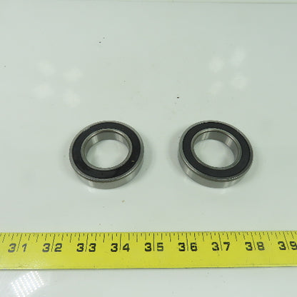 6008RS Rubber Seal Ball Bearing 68mm OD x 40mm Bore Lot of 2
