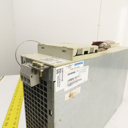 Siemens 6SN1123-1AA00-0DA1 Simodrive LT Module 80A W/ 6SN1118-0DJ21-0AA0 Card