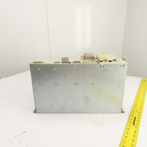 Siemens 6SN1123-1AA00-0DA1 Simodrive LT Module 80A W/ 6SN1118-0DJ21-0AA0 Card