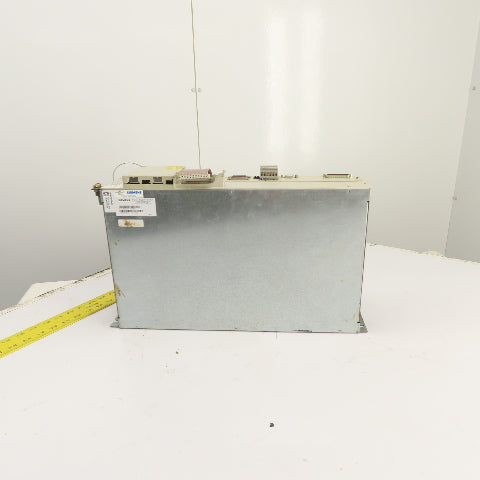 Siemens 6SN1123-1AA00-0DA1 Simodrive LT Module 80A W/ 6SN1118-0DJ21-0AA0 Card