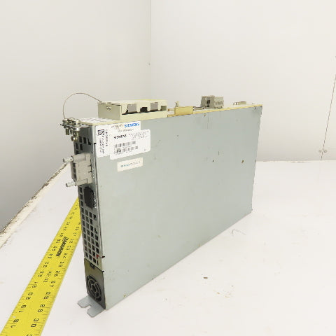 Siemens 6SN1123-1AA00-0CA1 Simodrive LT Module 50A W/ 6SN1118-0DJ21-0AA0 Card